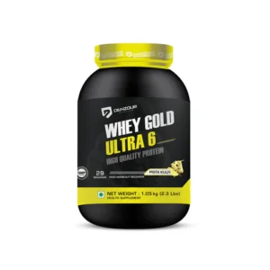 Denzour Whey Gold Ultra 6 Protein 1kg - Pista Kulfi