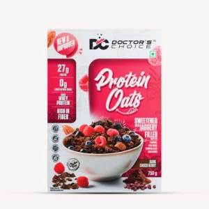 Doctor's Choice Dark Protein Oats 750gm - Choco Berry