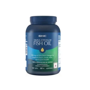 GNC Triple Strength Fish Oil 60 Softgels