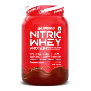 Big Muscles Nitric Whey 1kg - Rich Chocolate