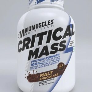 Big Muscles Critical Mass Gainer 3kg - Malt Chocolate