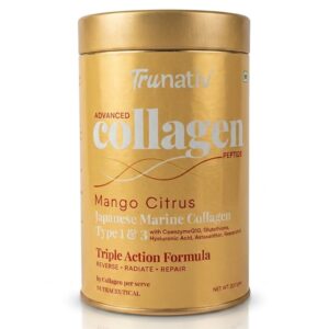 Trunativ Advanced Collagen Peptides 200gm - Mango Citrus