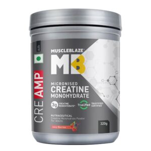 Muscleblaze CRE AMP Creatine 320g - Juicy Berries