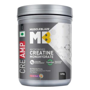Muscleblaze CRE AMP Creatine 320g - Candy Rush