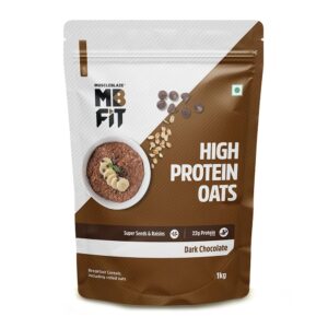 MuscleBlaze High Protein Oats 1kg - Dark Chocolate