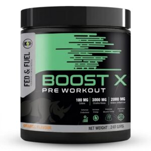 Fed & Fuel Pre Workout 240g - Orange
