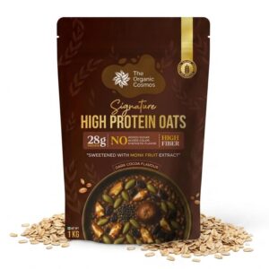 The Organic Cosmos High Protein Oats 1kg - Chocolate