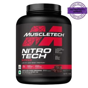 Muscletech Nitro Tech Ripped 1.72kg - Chocolate Fudge Brownie