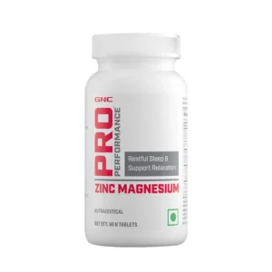 GNC Pro Performance Zinc Magnesium 60 Tablets