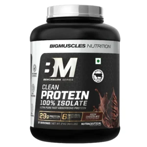 Big Muscles Clean 100% Isolate 2kg - Rich Chocolate