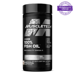Muscletech 100% Fish Oil 100 Soft Gel Capsules
