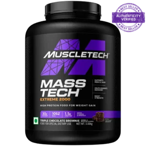 Muscletech Masstech Extreme 2000 - 3kg - Triple Chocolate Brownie