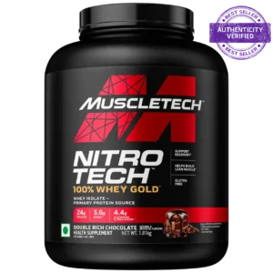Muscletech Nitro Tech 100% Whey Gold 1.81kg - Double Rich Chocolate