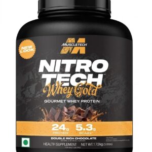 Muscletech Nitro Tech 100% Whey Gold 1.72kg - Double Rich Chocolate