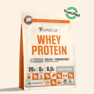 Trunativ Whey Protein Pro Blend 907gm - Kesar Badam