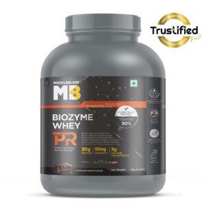 MuscleBlaze Biozyme Whey PR 2kg – Molten Chocolate Fudge