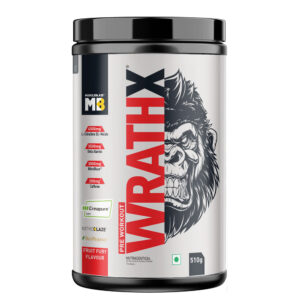 MuscleBlaze WrathX Pre - Workout 510g - Fruit Fury