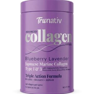 Trunativ Advanced Collagen Peptides 200gm - Blueberry Lavender