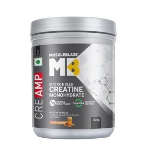Muscleblaze CRE AMP Creatine 320g - Peach Iced Tea