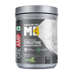 Muscleblaze CRE AMP Creatine 320g - Virgin Mojito