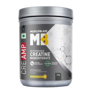Muscleblaze CRE AMP Creatine 320g - Citrus Blast